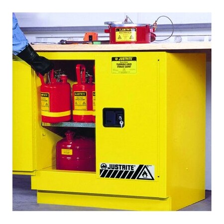 Justrite SAFETY CABINET 17 GAL. E X UNDERCOUNTER JT892300